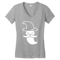 Minimal Wizard Funny Women's V-neck T-shirt | Artistshot