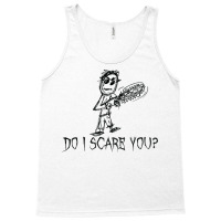 Do I Scare You Halloween Costume Word Design T Shirt Tank Top | Artistshot