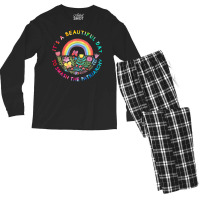 Feminist Women It's A Beautiful Day To Smash The Patriarchy T Shirt Men's Long Sleeve Pajama Set | Artistshot