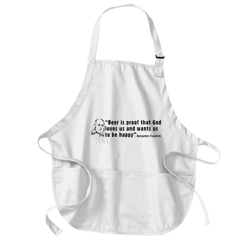 Ben Franklin Medium-length Apron | Artistshot