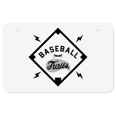 Baseball Furies Atv License Plate By Billy Art - Artistshot