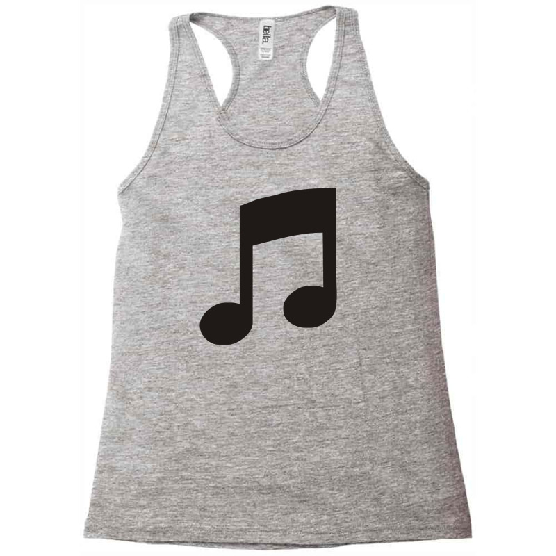 Musical Note Funny Racerback Tank by heart eye | Artistshot