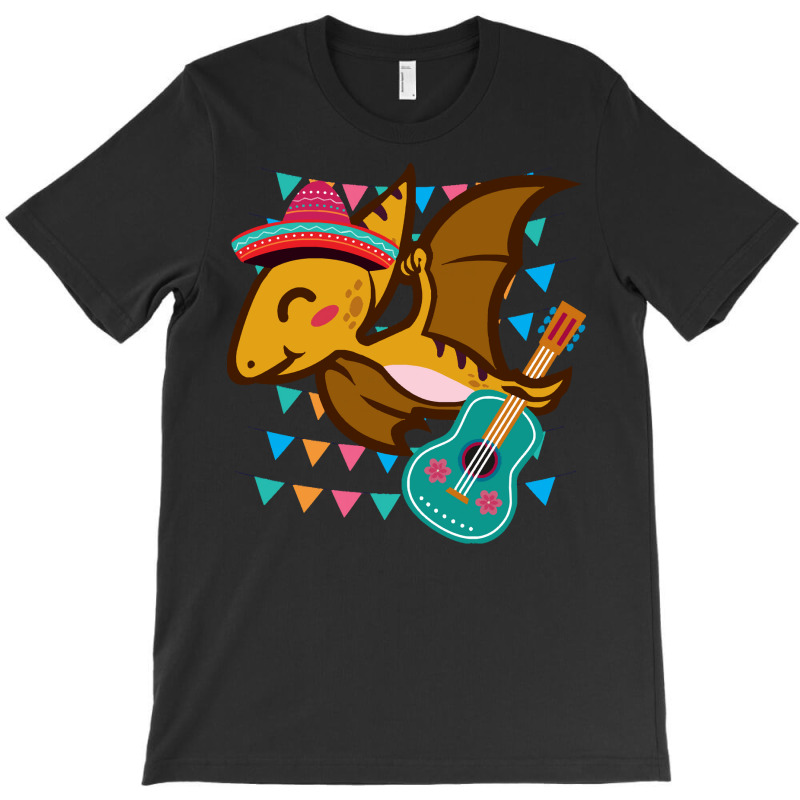 Pterosaur Dinosaur Cinco De Mayo T  Shirt Funny Pterosaur Dinosaur Cin T-shirt | Artistshot