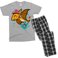 Pterosaur Dinosaur Cinco De Mayo T  Shirt Funny Pterosaur Dinosaur Cin Men's T-shirt Pajama Set | Artistshot