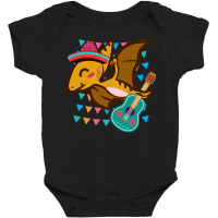 Pterosaur Dinosaur Cinco De Mayo T  Shirt Funny Pterosaur Dinosaur Cin Baby Bodysuit | Artistshot