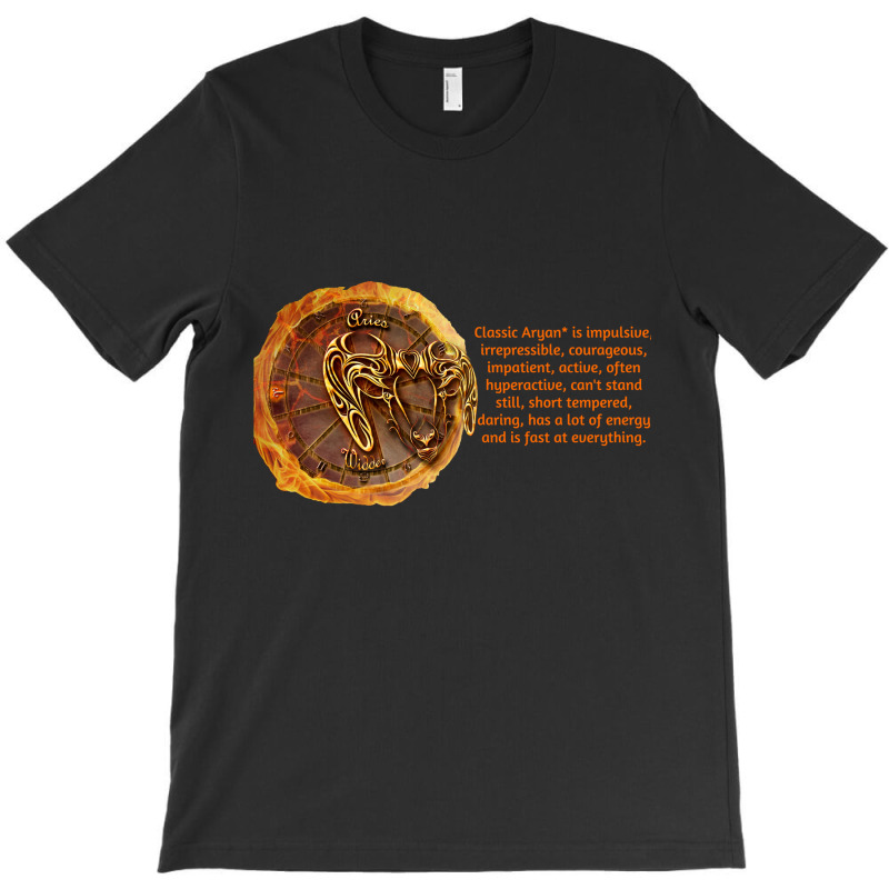 Aries Sign Zodiac Astrology Horoscope T-shirt T-shirt | Artistshot