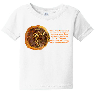 Aries Sign Zodiac Astrology Horoscope T-shirt Baby Tee Designed By Arnaldo Da Silva Tagarro