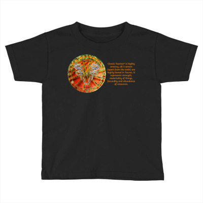 Taurus Sign Zodiac Astrology Horoscope T-shirts Toddler T-shirt Designed By Tagshirts