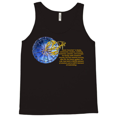 Cancer Sign Zodiac Astrology Horoscope T-shirt Tank Top Designed By Arnaldo Da Silva Tagarro