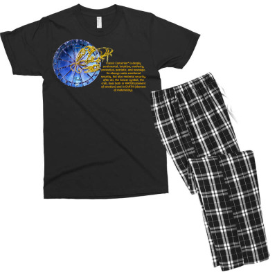 Cancer Sign Zodiac Astrology Horoscope T-shirt Men's T-shirt Pajama Set Designed By Arnaldo Da Silva Tagarro