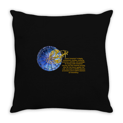 Cancer Sign Zodiac Astrology Horoscope T-shirt Throw Pillow Designed By Arnaldo Da Silva Tagarro