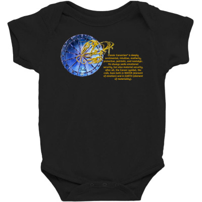 Cancer Sign Zodiac Astrology Horoscope T-shirt Baby Bodysuit Designed By Arnaldo Da Silva Tagarro