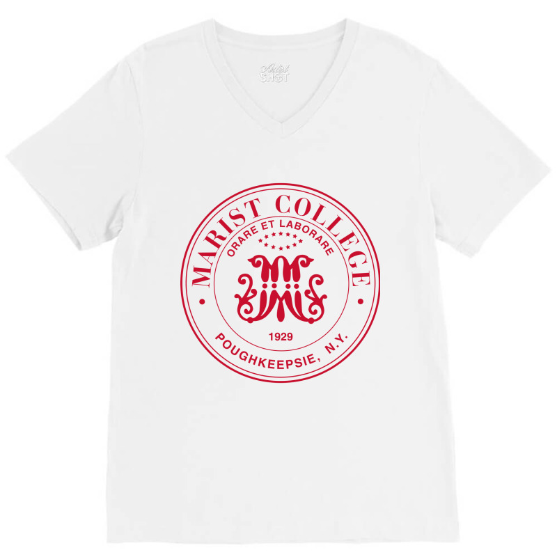 Cool,marist,college V-Neck Tee by zoroo | Artistshot