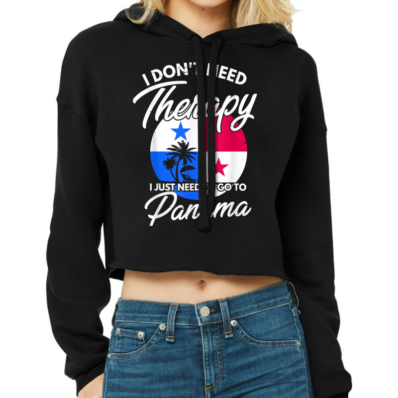 Panamanian Flag I Panama Flag I Vacation Panama T Shirt Cropped Hoodie by mikidicosmo | Artistshot