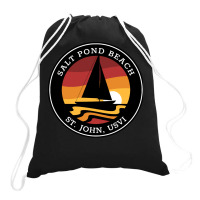 Salt Pond T  Shirt Salt Pond Beach Sailing T  Shirt Drawstring Bags | Artistshot