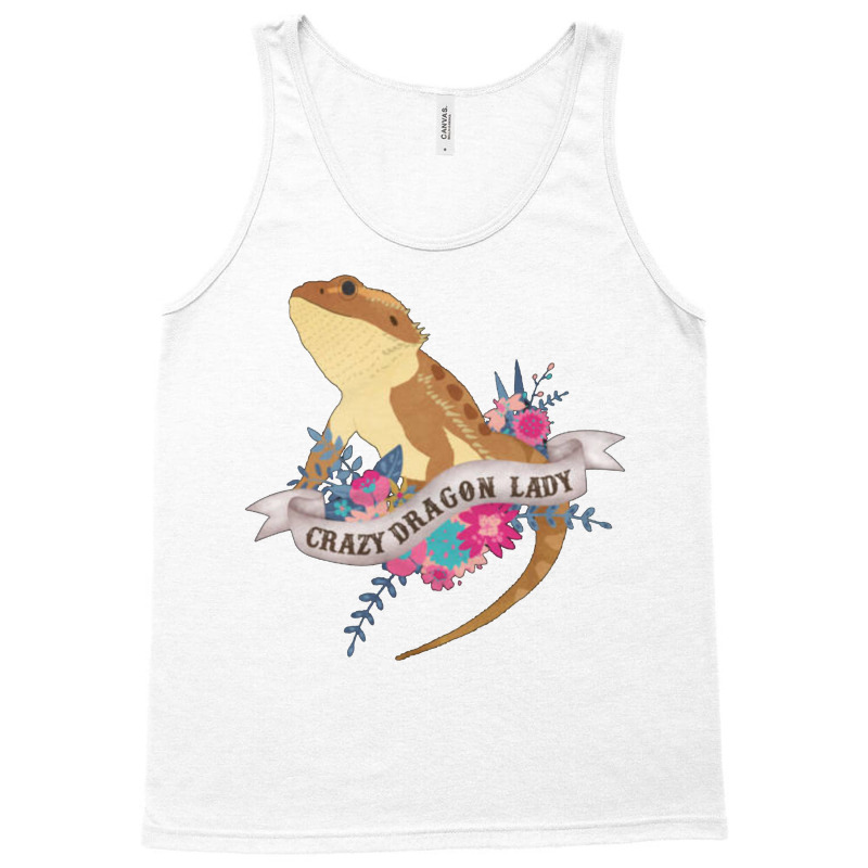 Crazy Dragon Lady Tank Top by gertrudiesamuels | Artistshot