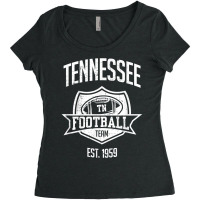 Distressed Titan Retro Look Party Tailgate Sunday Fan Gift T Shirt Women's Triblend Scoop T-shirt | Artistshot