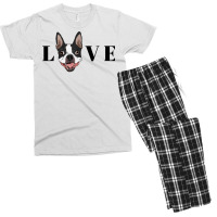 Boston Terrier Lover, Cute Boston Terrier, Dog Lover Pullover Hoodie Men's T-shirt Pajama Set | Artistshot