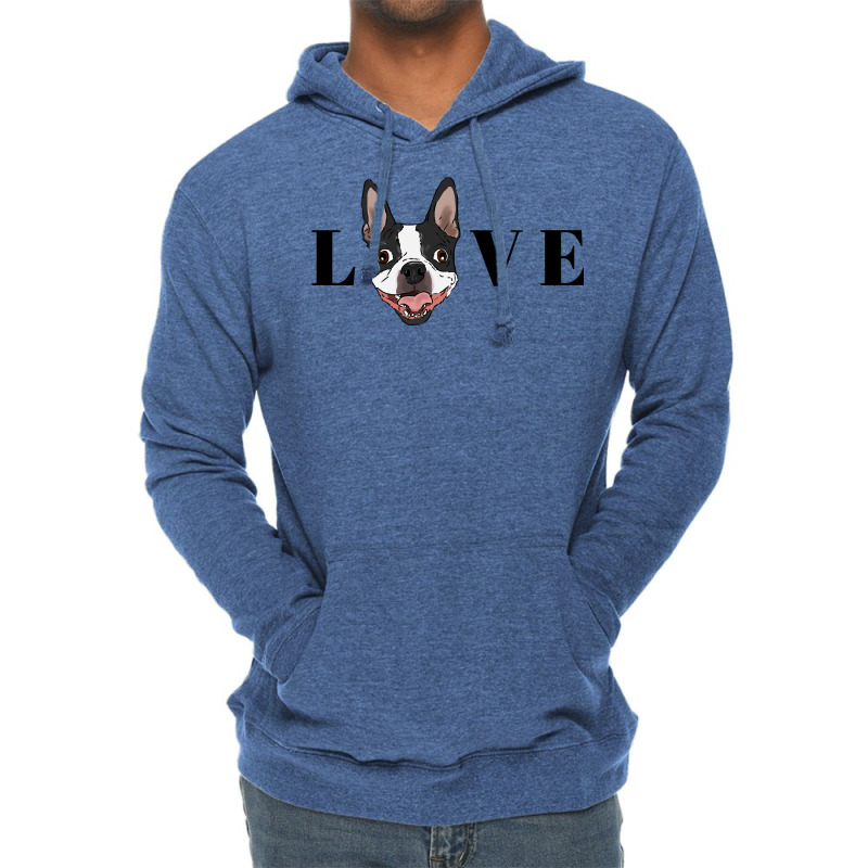 Boston Terrier Lover, Cute Boston Terrier, Dog Lover Pullover Hoodie Lightweight Hoodie | Artistshot