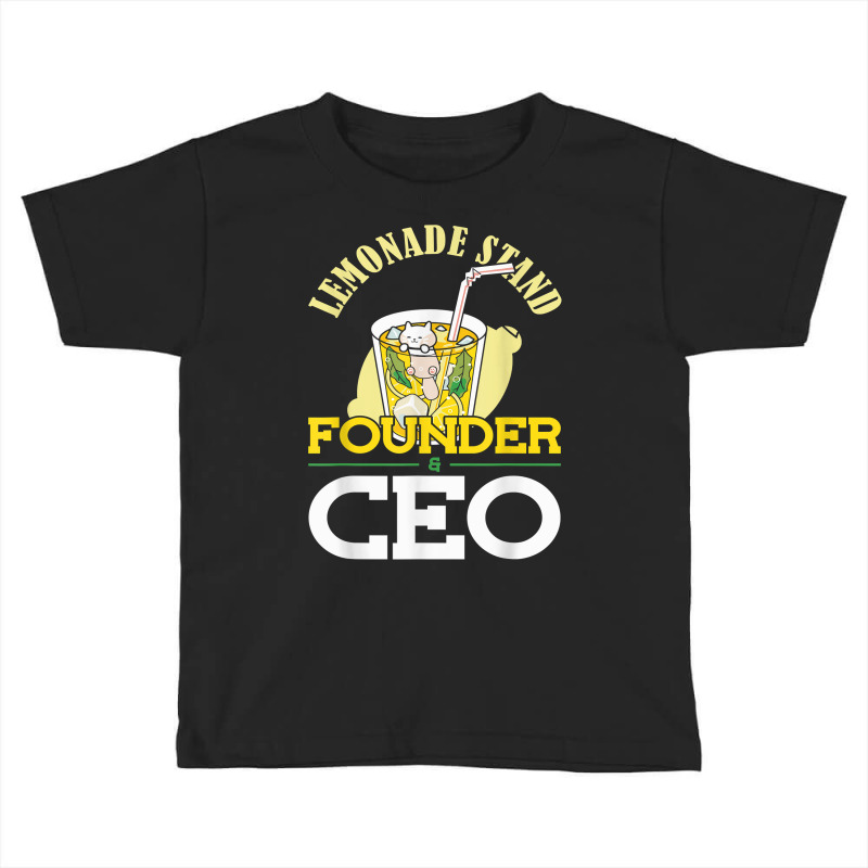 Lemonade Stand Founder And Ceo Lemonade Stand T Shirt Toddler T-shirt | Artistshot