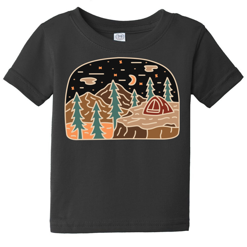 Camping Baby Tee by Quilimo | Artistshot