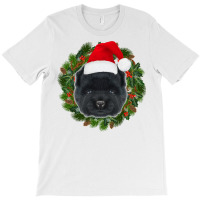 Chow Chow Dog In Santa Hat Merry Christmas Funny Dogs Xmas Sweatshirt T-shirt | Artistshot