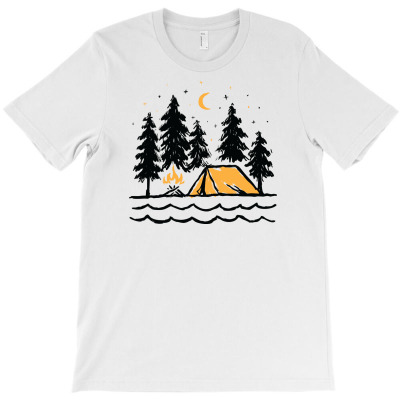 Night Camping For Light T-shirt Designed By Afif Quilimo