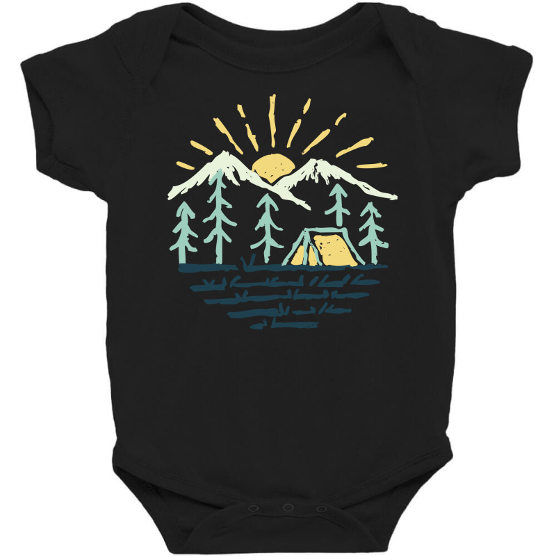 Camping Baby Bodysuit by Quilimo | Artistshot