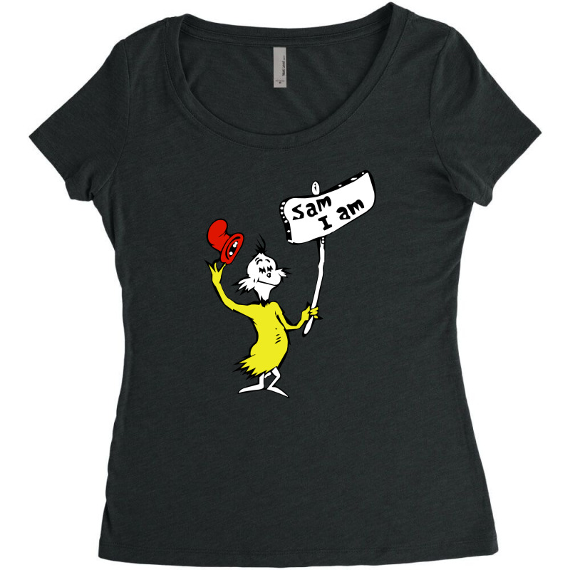 Sam I Am Women's Triblend Scoop T-shirt by juvia | Artistshot