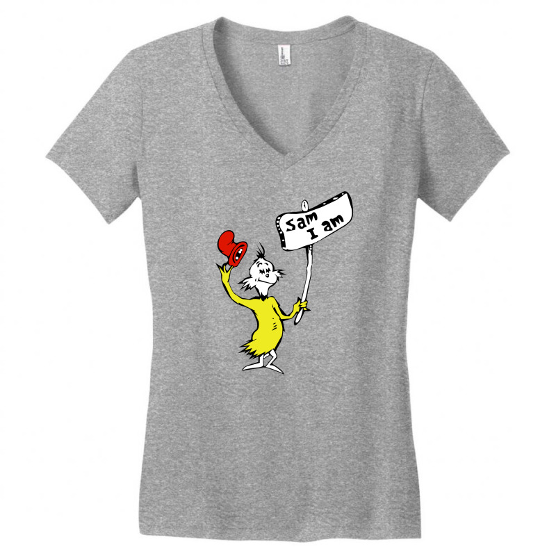 Sam I Am Women's V-Neck T-Shirt by juvia | Artistshot