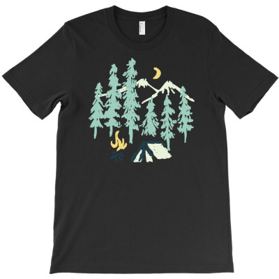 Night Camping T-shirt Designed By Afif Quilimo