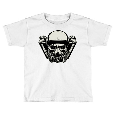 Gas Mask Toddler T-shirt Designed By Sbm052017