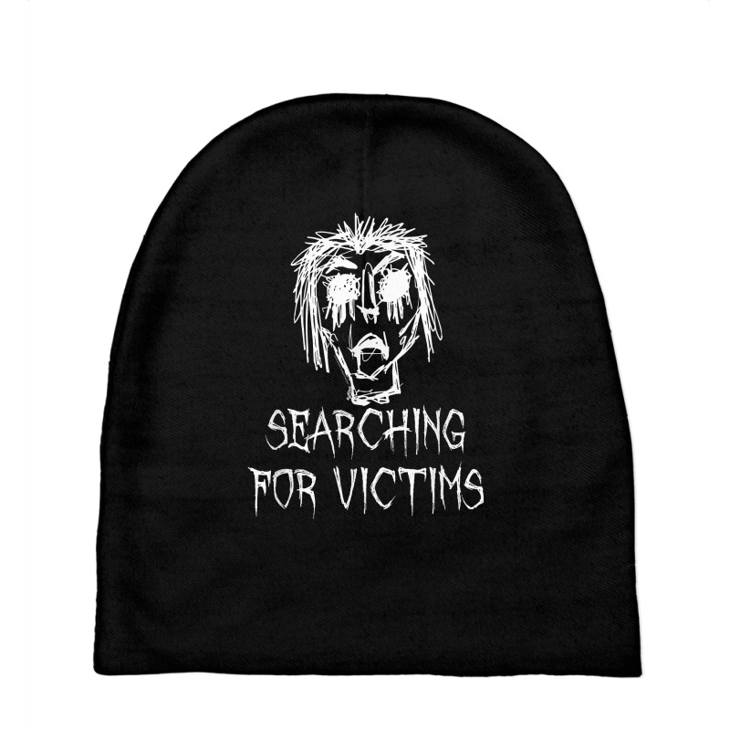 Searching For Victims Halloween Costume Word Design T Shirt Baby Beanies | Artistshot