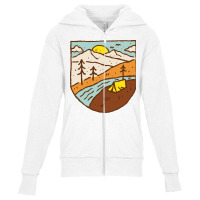 Camping Youth Zipper Hoodie | Artistshot