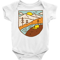 Camping Baby Bodysuit | Artistshot