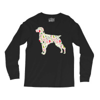 Christmas Brittany Dog Wrapping Paper Sweatshirt Long Sleeve Shirts | Artistshot