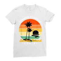 Summer Paradise Tops For Women Graphic Tees Sanibel Island T Shirt Ladies Fitted T-shirt | Artistshot