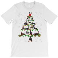 Doberman Pinscher Dogs Tree Christmas Sweater Xmas Pet Dog T Shirt T-shirt | Artistshot