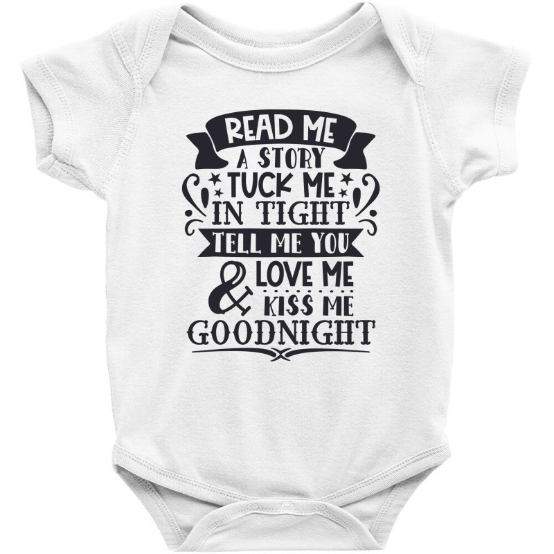 Read Me A Story Tuck In Tight Baby Bodysuit by Borneo Paradiso | Artistshot