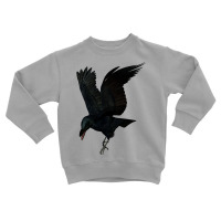 Lovely Black New Caledonian Crow Bird Silhouette Long Sleeve T Shirt Toddler Sweatshirt | Artistshot