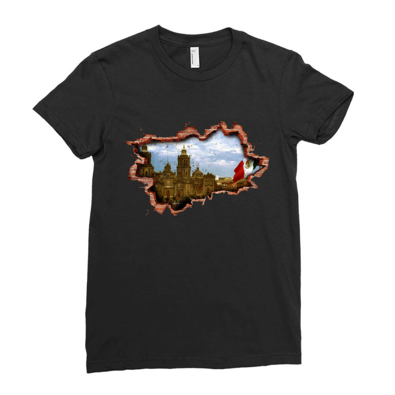 Mexico Inside Wall Ladies Fitted T-Shirt by autlu2024 | Artistshot