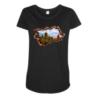 Mexico Inside Wall Maternity Scoop Neck T-shirt | Artistshot