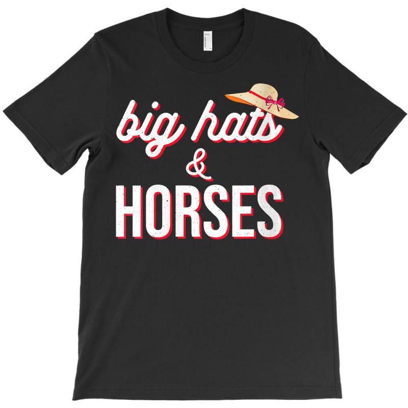 Womens Funny Horse Racing Fascinators Big Hats And Horses Ky Derby V N T-shirt | Artistshot