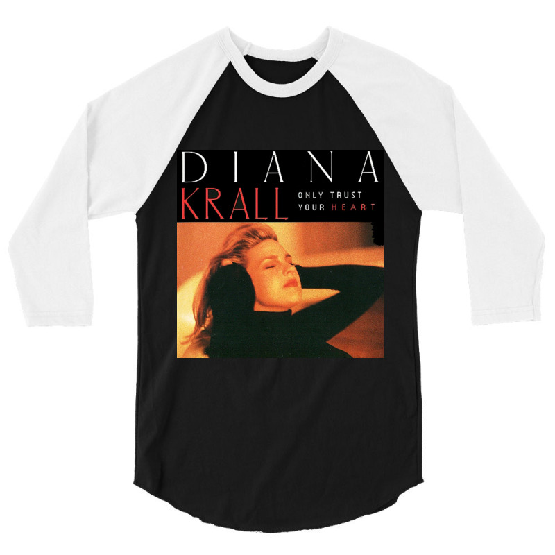 Diana Krall  A Pianist And Jazz Singer 3/4 Sleeve Shirt | Artistshot