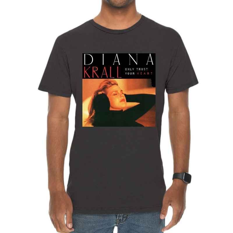 Diana Krall  A Pianist And Jazz Singer Vintage T-shirt | Artistshot