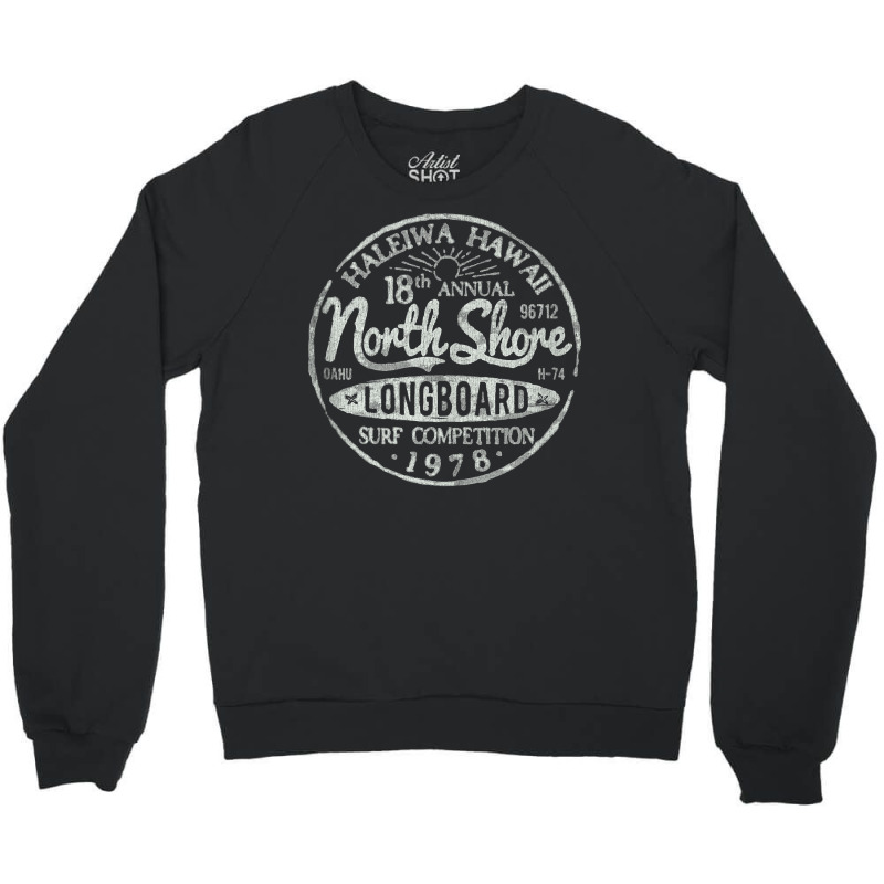 Long Board North Shore Surf Vintage Hawaii Beach Tank Top Crewneck Sweatshirt | Artistshot