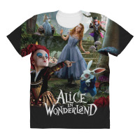 Alice In Wonderland All Over Women's T-shirt | Artistshot