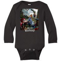 Alice In Wonderland Long Sleeve Baby Bodysuit | Artistshot