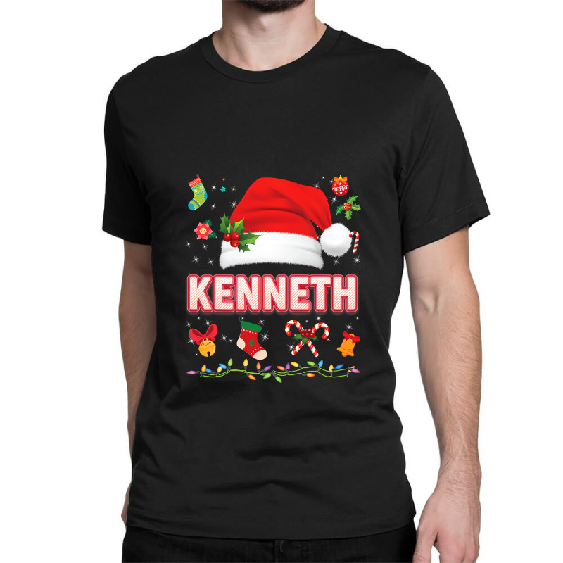 Thanksgiving Kenneth Santa Claus Hat Family Merry Christmas Xmas Costu Classic T-shirt | Artistshot