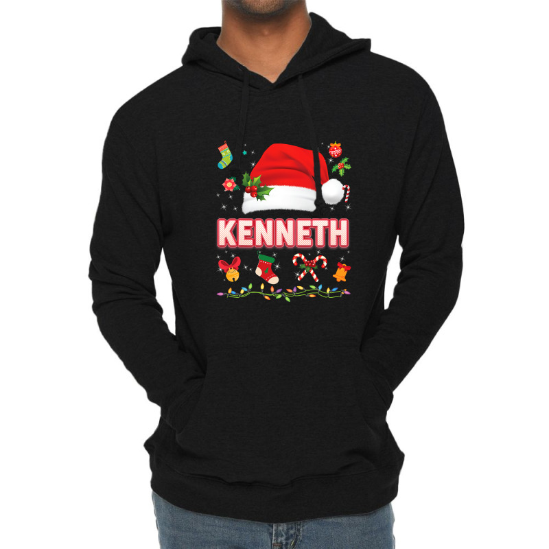 Thanksgiving Kenneth Santa Claus Hat Family Merry Christmas Xmas Costu Lightweight Hoodie | Artistshot